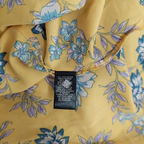 Mile Gabrielle VTG Sleeveless Shift Hankerchief Dress Multicolor Mixed Print M - Picture 11 of 12